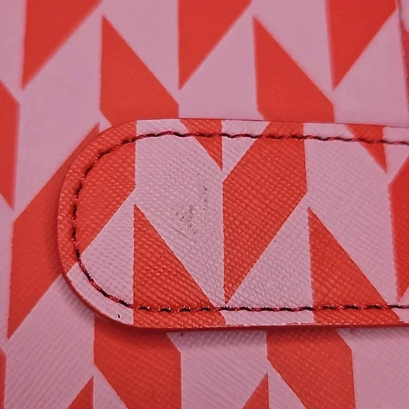 Stella & Dot Pink and Red Leather Jewelry Travel and Display Binder - Picture 13 of 15